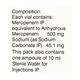 Mero 500mg Injection 1's - Bacterial Infections-OBL