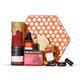 Soulflower Hexagon Bath Set With Rose 770gm - Scrubs & Exfoliants