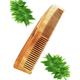 Kazarmaa Pure Organic 100% Natural Neem wood Hair Comb 70 gm - Hair Combs