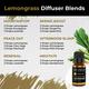 Organic Forest 100% VEGAN Lemongrass Essential Oil 10 ml - Essential Oils