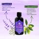 Kazarmaa Calming and Relaxing Lavender Shower gel With loofah (Lavender) 250 ml - Shower Gels & Body Wash