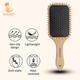 Majestique Premium Wooden Metal Pin Brush, Eco Friendly Wooden Hair Brush with Metal Pin Bristles 1's - Hair Brushes