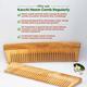 Allure Wooden Neem Comb (CD-01) 2's - Hair Combs