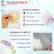 Majestique Long Handle Loofah for Back Scrubber, Easy Reach Body Wash, Back Cleaning - Color May Vary 1's - Others