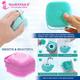 Majestique Bath Silicone Shower Scrubber, Suitable for All Skin Silicone Loofah - Multicolor 1's - Others