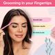 Vega Eyebrow Shaper Set, Pink 2's - Face Brush