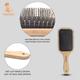 Majestique Premium Wooden Metal Pin Brush, Eco Friendly Wooden Hair Brush with Metal Pin Bristles 1's - Hair Brushes