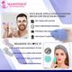 Majestique Facial Head Band, Dual Sided Silicone Brush with Makeup Remover Sponge - Multicolor 1's - Cleansing Brushes