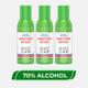 Arias Sanitizer Spray (Pack of 3 X 600 ml) - Hand Sanitizer