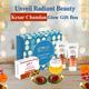 Globus Naturals Kesar Chandan Diwali Glow Gift Box, Face Wash 75gm, Peel Off Mask 100gm, Face Gel 100gm, Saffron and Sandalwood Soap 100gm 1's - Makeup Kits & Sets