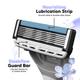 LetsShave Evior 6 Portable Razor set of 3 + Transparent Shave Gel 15ml 1s 1's - Shaving & Hair Removal