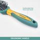 Majestique Sleek All-purpose Hair Brush for Separating, Shaping and Defining Curls - Velvet Green 1's - Hair Brushes