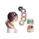 Majestique Soft Stretchable Hair Rubber Band Hair Ties Ponytail Holder Hair Scrunchies Head Band - Multicolor 5's - Hair Clips/Bands