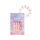 Gush Beauty Nailed It Reusable Luxury Press On Nails With Application Kit Fairy Dust - Medium Round 1's - Nail Art