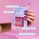 Gush Beauty Nailed It Reusable Luxury Press On Nails With Application Kit Royal Blue - Medium Almond 1's - Nail Art