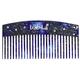 Babila Sparkle Comb-HMS-01 (Blue) 1's - Hair Combs