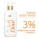 Dove 3% Brightening Serum + Vitamin C Glow Recharge Serum Body Wash, 300 ml - Shower Gels & Body Wash