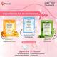 Lacto Calamine Vitamin C Face Sheet Mask Instant Hydration Glycolic Acid and D-Panthenol 30 gm - Sheet Masks