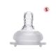 Dr.Flow Anti Colic Silicone Teat (1 Small + 1 Medium) - Feeding & Nursing