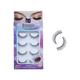 Bronson Professional False Eyelashes Set of 5 Pair 6D Long and Natural 212 Fake False Lashes 1's - Eyelashes