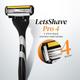LetsShave Pro 4 Razor + Shaving Foam 200 gm + Razor Cap - Men - Razors & Cartridges