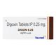 DIGON 0.25mg Tablet 10's - Heart Failure-Car