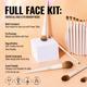 Jessup Beauty 14Pcs Light Gray Comprehensive Collection 1's - Face Brush