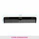 Vega Graduated Dressing Hair Comb for Men and Women, Black (VC2HMBC-118) 2's - Hair Combs