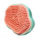 Alan Truman Super-Soft Shampoo & Scalp Massage Brush - Green/Pink 1's - Hair Brushes