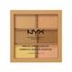 Nyx Professional Makeup Conceal, Correct, Contour Palette - 3CP02 Medium,Moyen 9 gm - Contour
