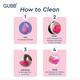 GUBB Beauty Blender Set of 4 - Purple 100 gm - Sponges & Applicators