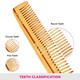 Vega Pocket Wooden Comb (HMWC - 07) 1's - Hair Combs