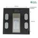 Sahyog Wellness Personal Digital Weighing Scale - Black Color 1's - Weighing Scale