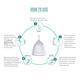 Sirona Premium Reusable Menstrual Cup -Small - Menstrual Cups