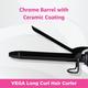 VEGA Smooth Curl Hair Curler 19 mm With Ceramic Coated Barrel and Adjustable temperature (VHCH-03) Black 1's - Multi-Stylers