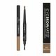 Half N Half Automatic Eyebrow Pencil & Brush, 002 Brown 0.4 gm - Eyebrow Pencils & Enhancers