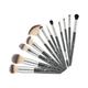 London Pride Cosmetics Hd Premuim Brush Set Black 12's - Face Brush