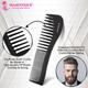 Majestique Compact Styling Comb Detangler Comb, For Curly Hair, Long Hair, Wet Hair Comb For Detangling Comb 1's - Multi-Stylers