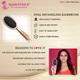 Majestique Golden Oval Cushion Detangling Brush, Friendly Detangling Brush Ultra-Soft Tipped Nylon 1's - Straighteners