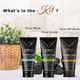 Globus Naturals Diwali Glow Charcoal Trio Kit -Face Wash 100gm, Face Scrub 100gm, Peel-Off Mask 100gm 1's - Makeup Kits & Sets