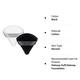 Bronson Professional pizza puff triangle makeup beauty blender sponge powder puff (Mix Colors) 2's - Setting Spray