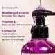 Mcaffeine Blueberry Blast Body Wash with Fruity Fresh Blueberry Aroma, Deep Cleansing for Soft Skin - 300 ml - Shower Gels & Body Wash