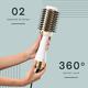 WINSTON Blow Drying Brush With Adjustable Temperature Setting 1200W - White 1's - Multi-Stylers