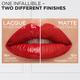 Loreal Paris Infallible Laque Resistance Lacquer-Like Shine, 16H Longwear, 520 Berry Bordeaux 4 ml - Liquid Lipsticks
