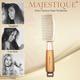 Majestique Extra Wide Tooth Comb, 8 Inch Big Comb for All Hair Types - Golden 1's - Hair Brushes