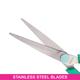Vega Compact Scissors, Green 2's - Grooming Kits