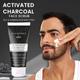 Glamveda Activated Charcoal Face ScrubFor Deep Cleansing & Pore Care 100 ml - Scrubs & Exfoliants