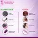 Majestique Hair Straightener Brush, Bio-Friendly Detangling Hair Brush, Comfortable and Styling - Purple 1's - Multi-Stylers