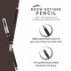 Swiss Beauty Eyebrow Definer Pencil With Spoolie, Shade - Chestnut 1.5 gm - Eyebrow Pencils & Enhancers