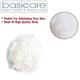 Basicare Bath Sponge with nylon rope-White 1's - Loofahs & Sponges
